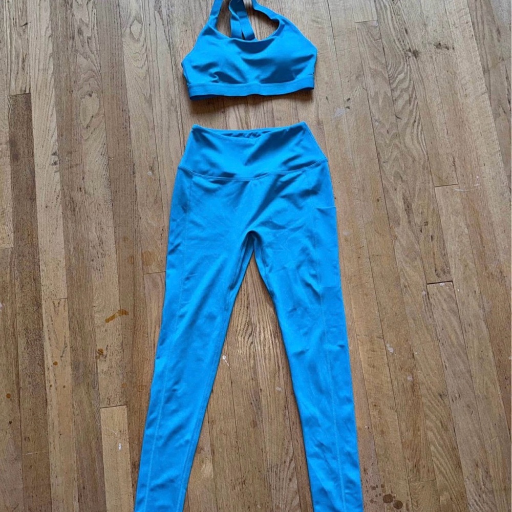 Blue Women's Activewear Set